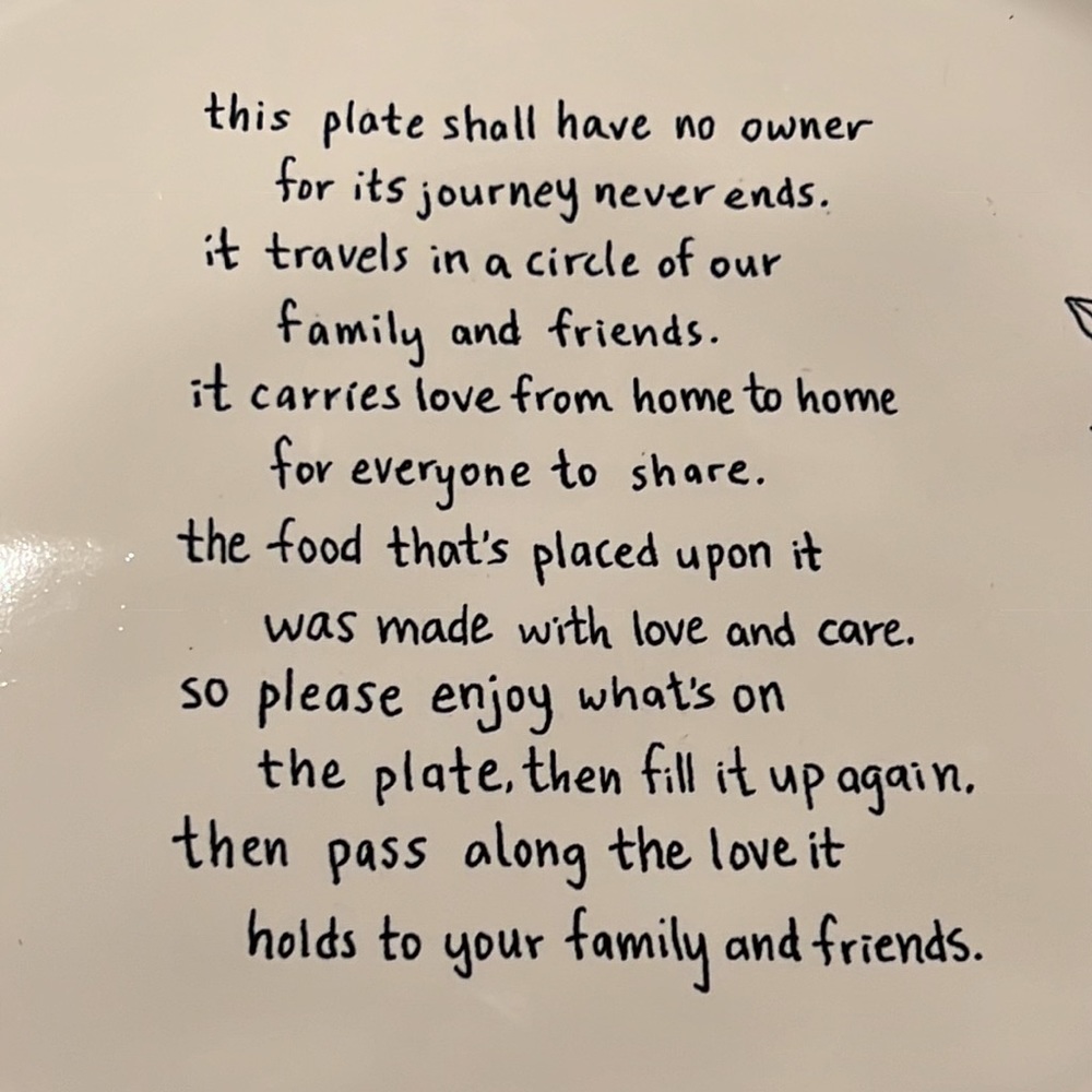 Rae Dunn Plate - Picture 4 of 5